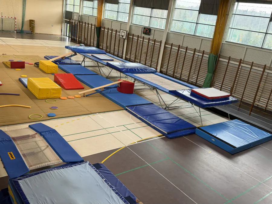 Trening akrobatyczny w Makowie Podhalańskim